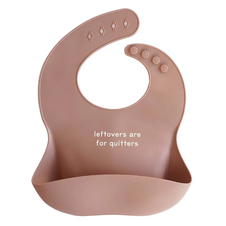 Silicone Baby Bib | Leftovers Are For Quitters