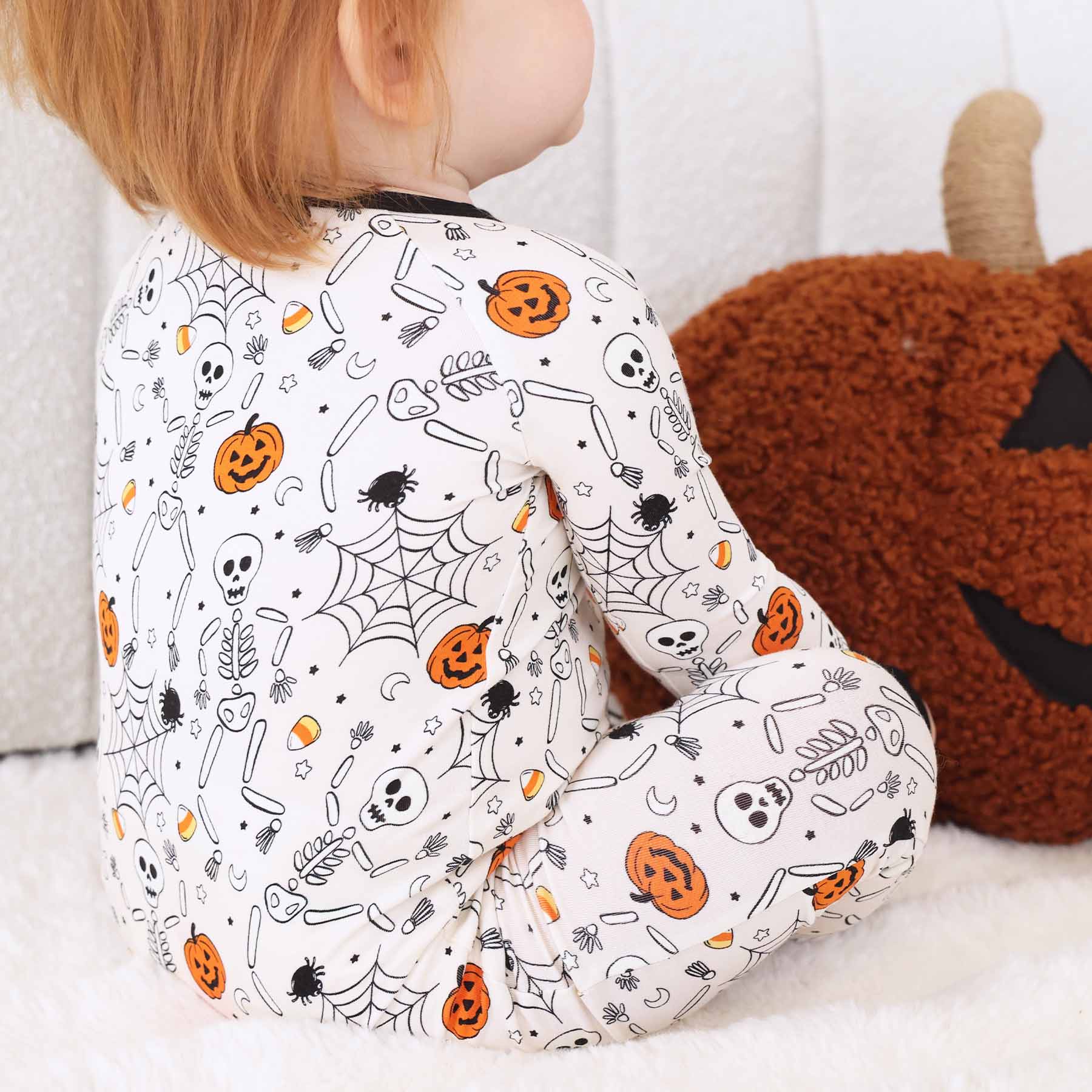 Silly Skellies Convertible Zip Romper