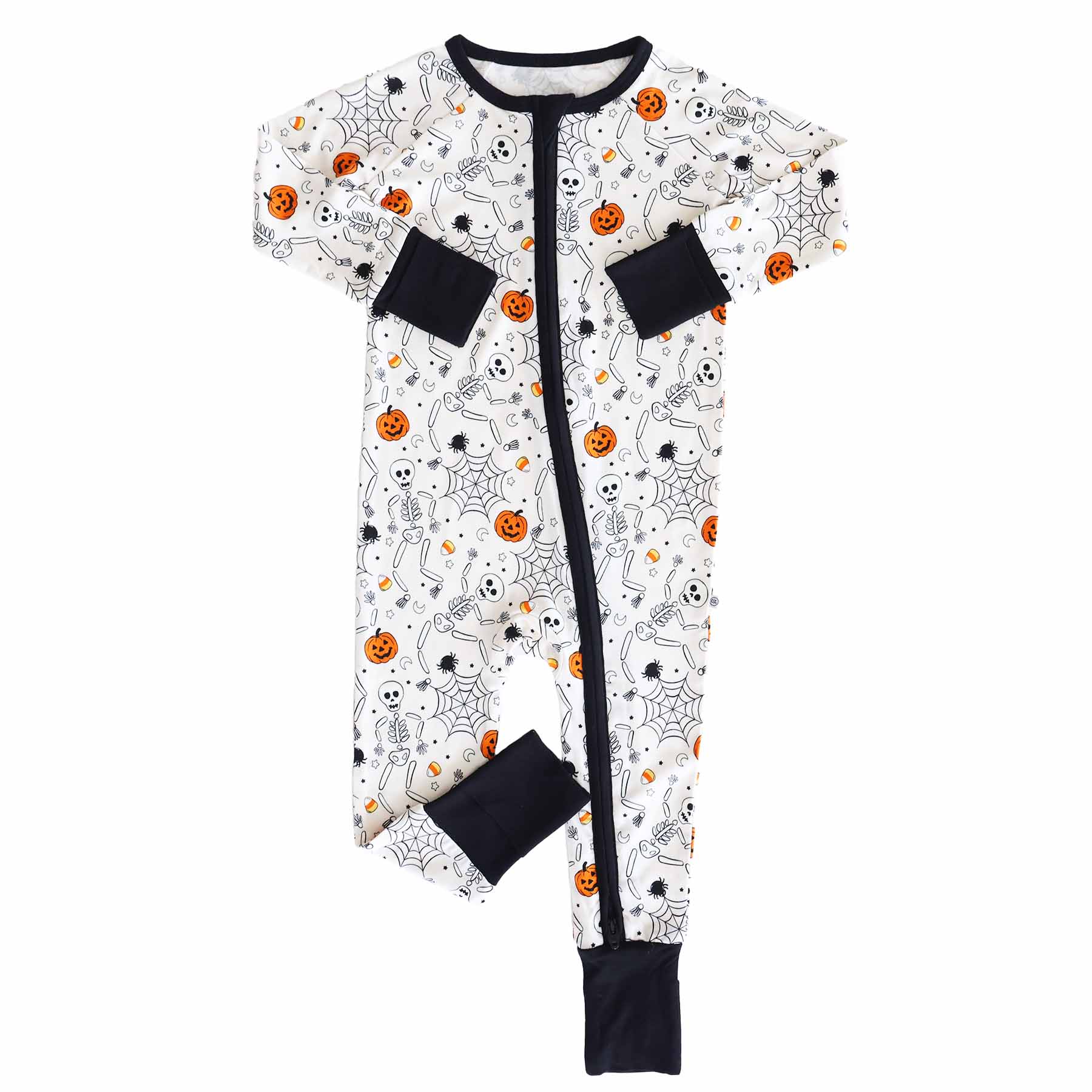 Silly Skellies Convertible Zip Romper