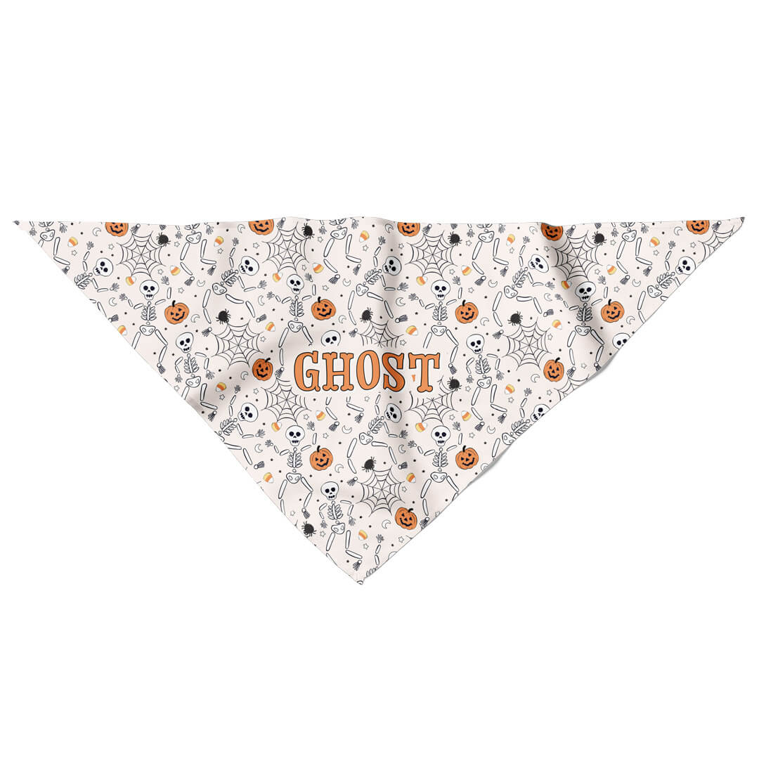 Silly Skellies Personalized Pet Bandana