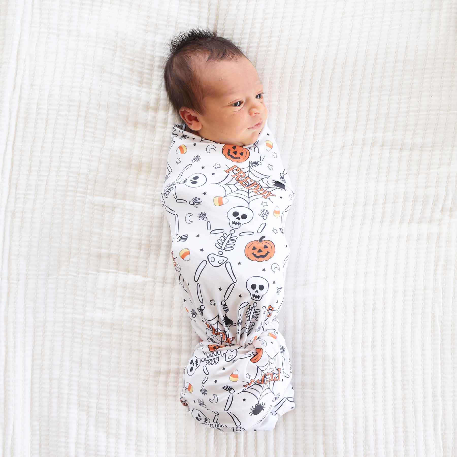 Silly Skellies Personalized Swaddle Blanket