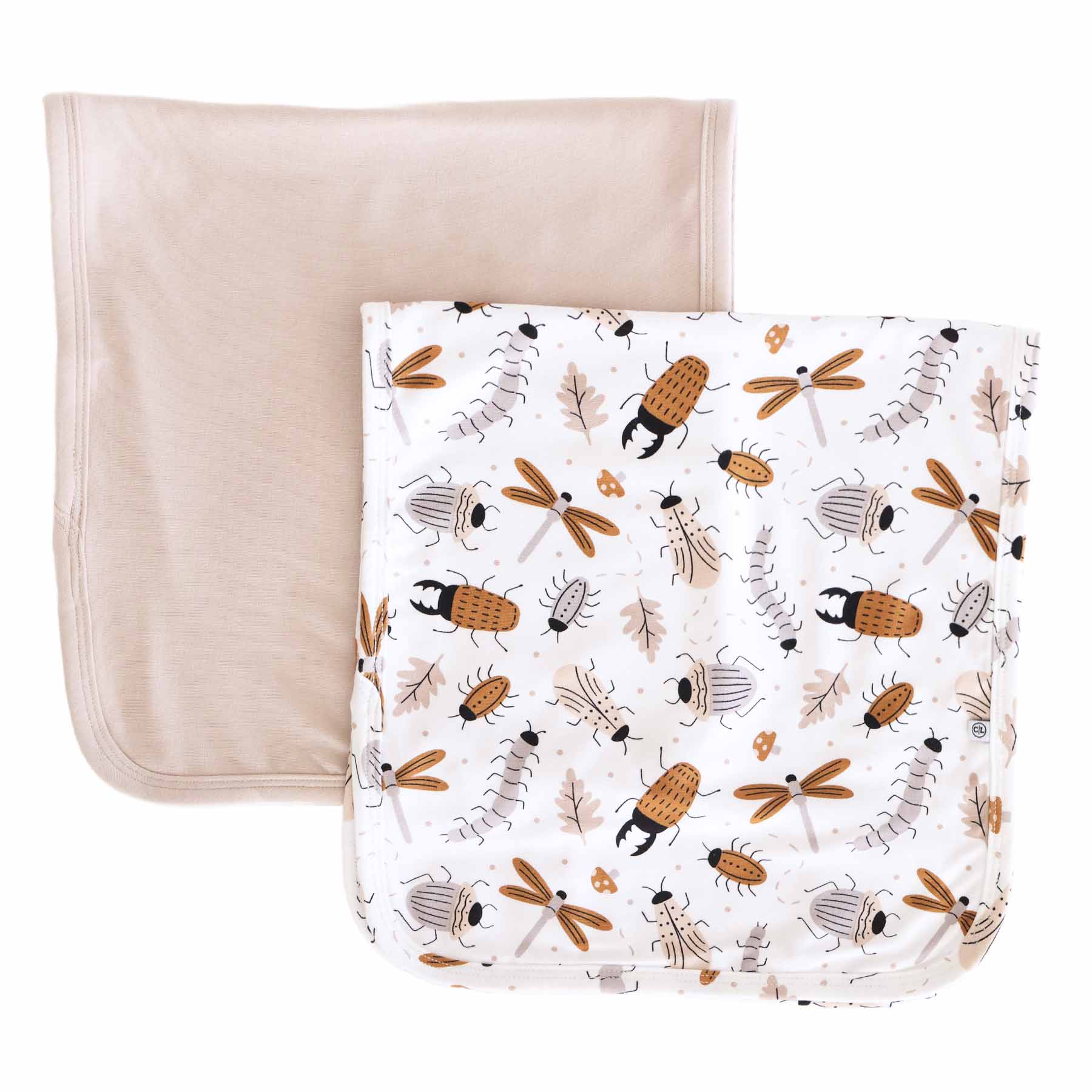 Snuggle Bug 2pc Burp Cloth Set
