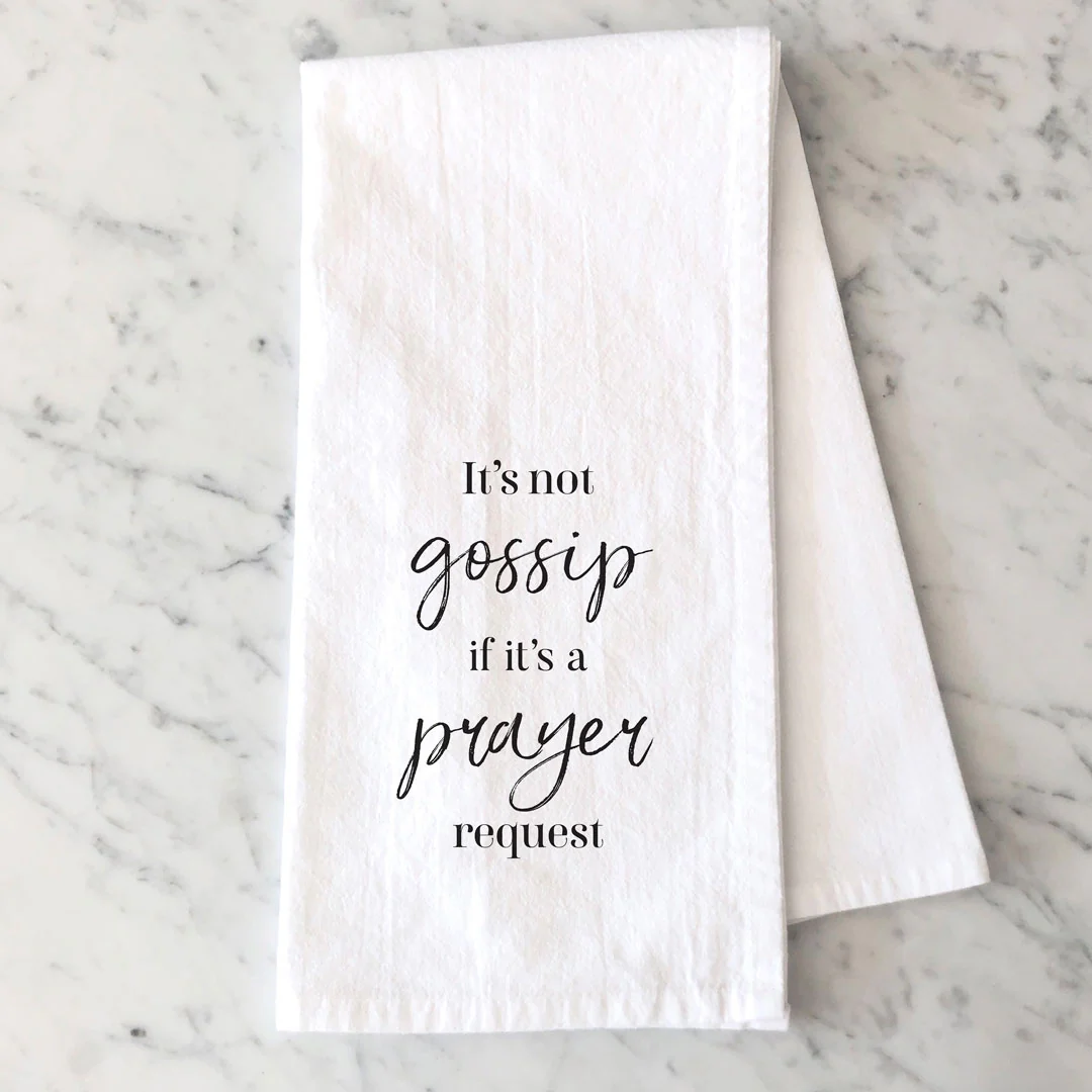 Tea Towel | It's Not Gossip