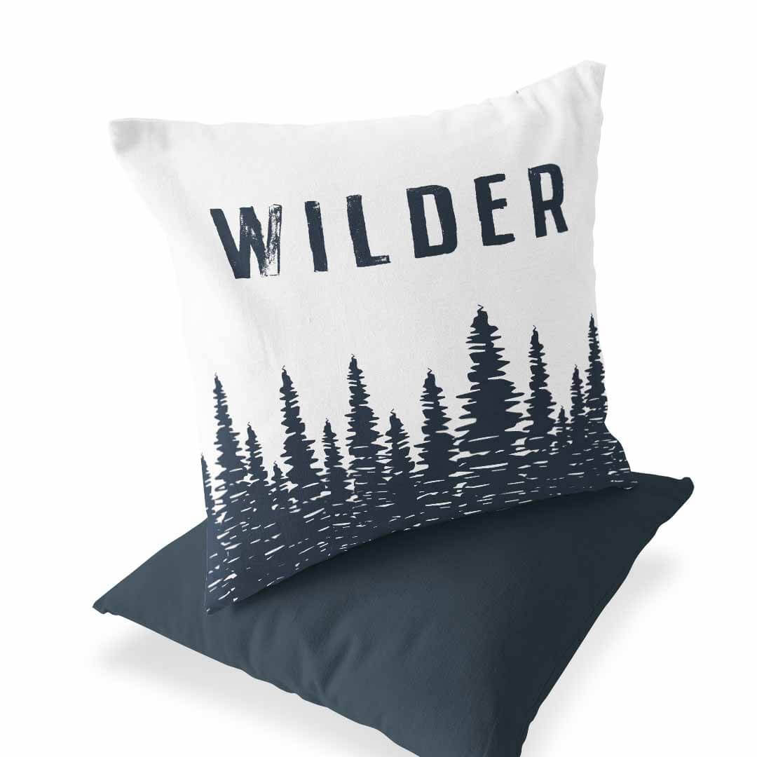 Wilder's Forest Personalized Name Throw Pillow