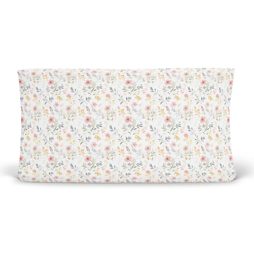 Winnie's Wildflowers Changing Pad Cover
