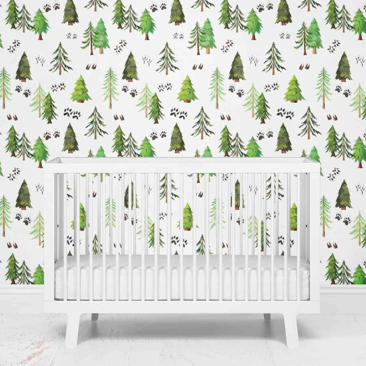 Woodland Trees Removable Wallpaper