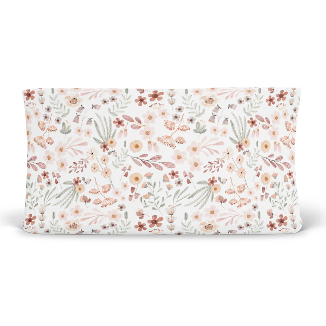 Wren's Wildflower Changing Pad Cover