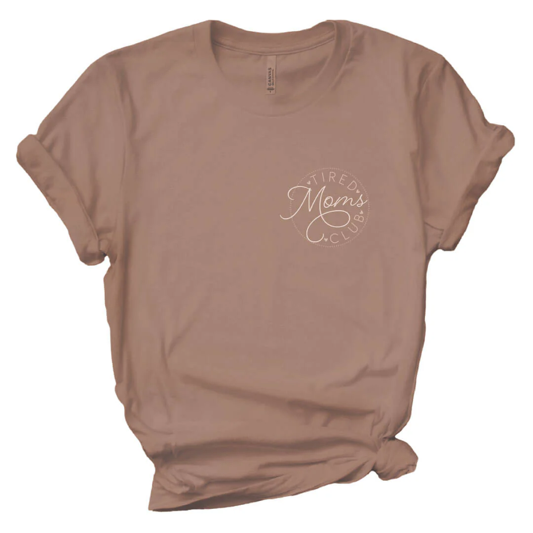 Tired Moms Club Graphic Tee | Espresso