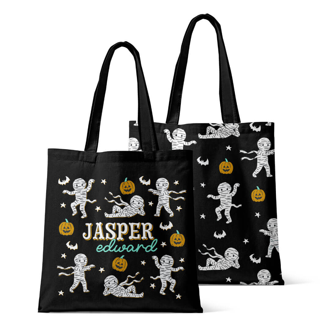 Personalized Trick Or Treat Bags | Midnight Mummies