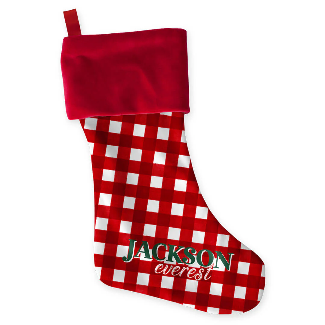 Personalized Stocking | Checking It Twice