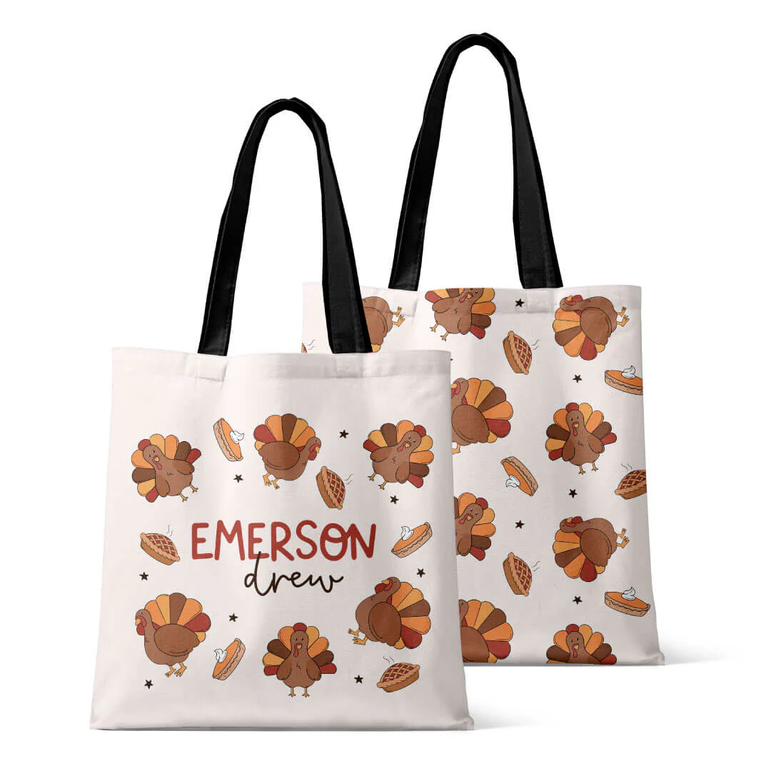 Personalized Tote Bags | Turkey Treats