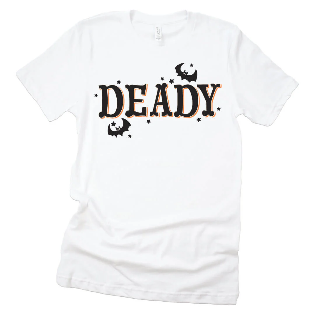 Deady Adult Graphic Tee | White