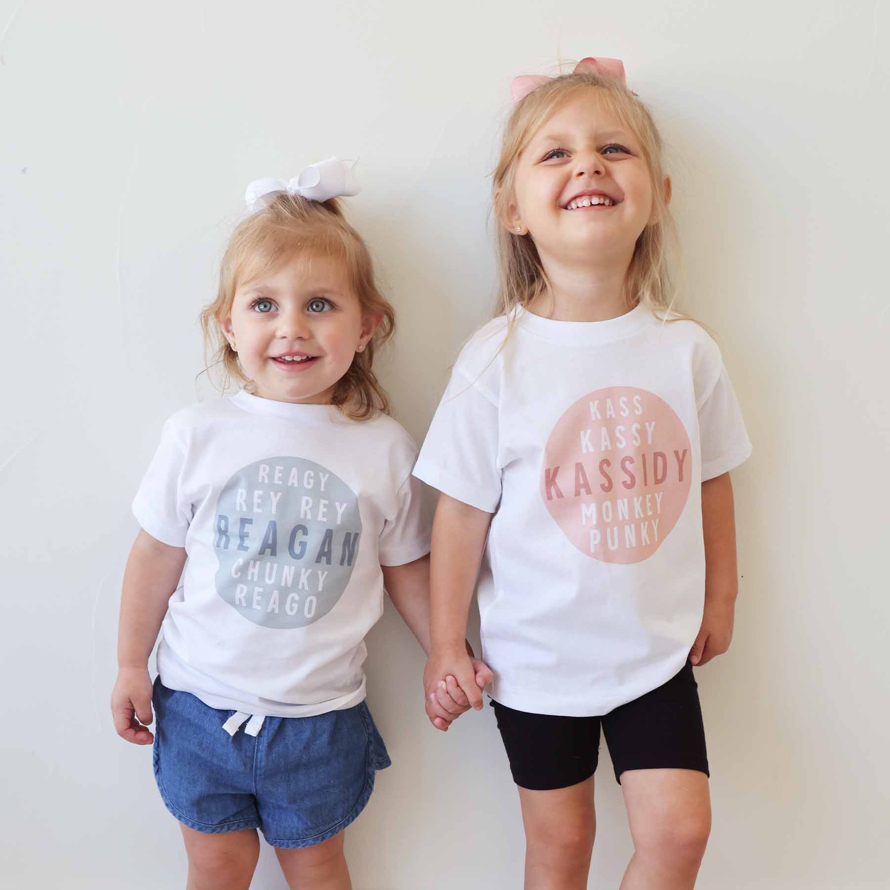 297-personalized-green-nickname-circle-kids-graphic-tee-white-1.webp