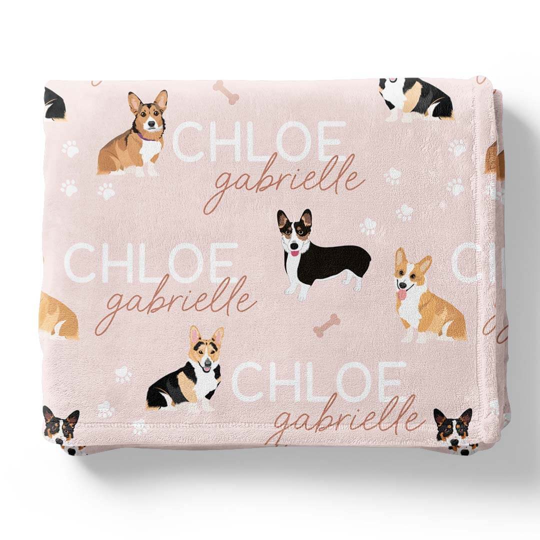 Personalized Kids Blankets | Dog Breeds