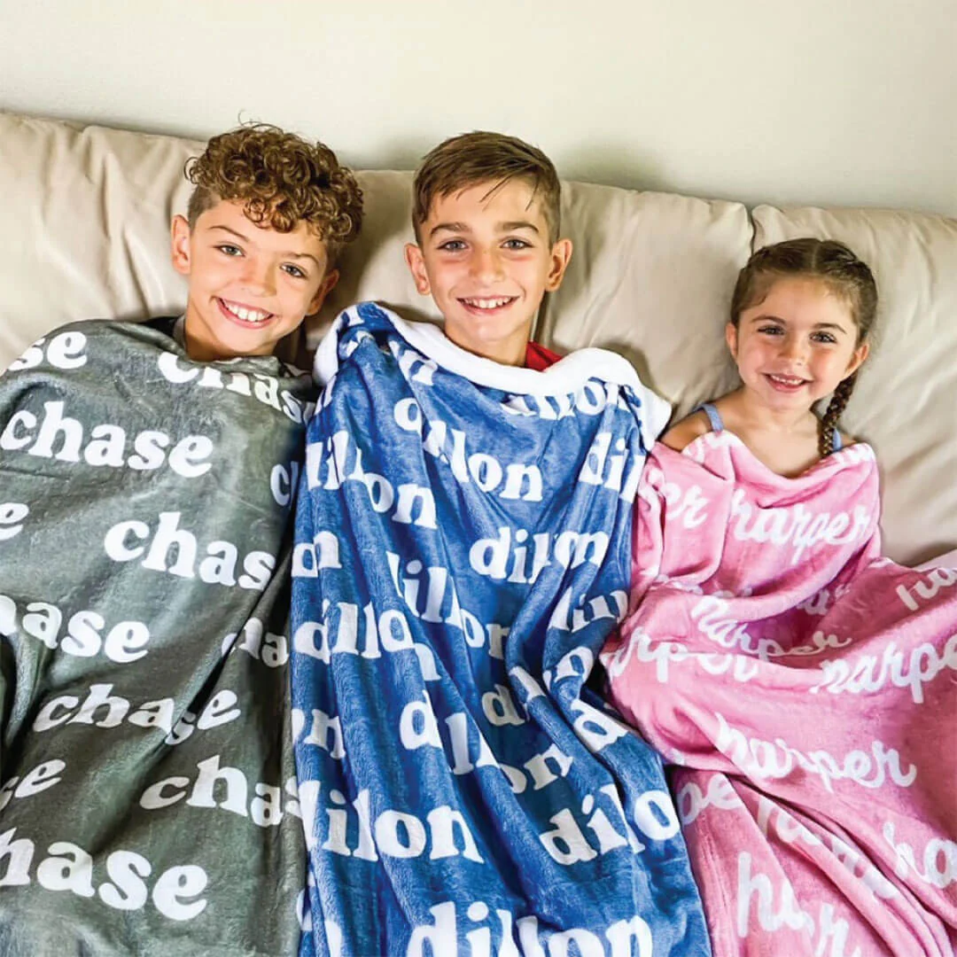 Tropical Personalized Color Blanket