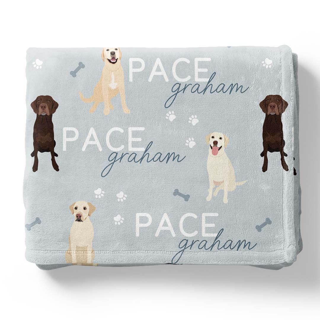 Personalized Kids Blanket | Lab