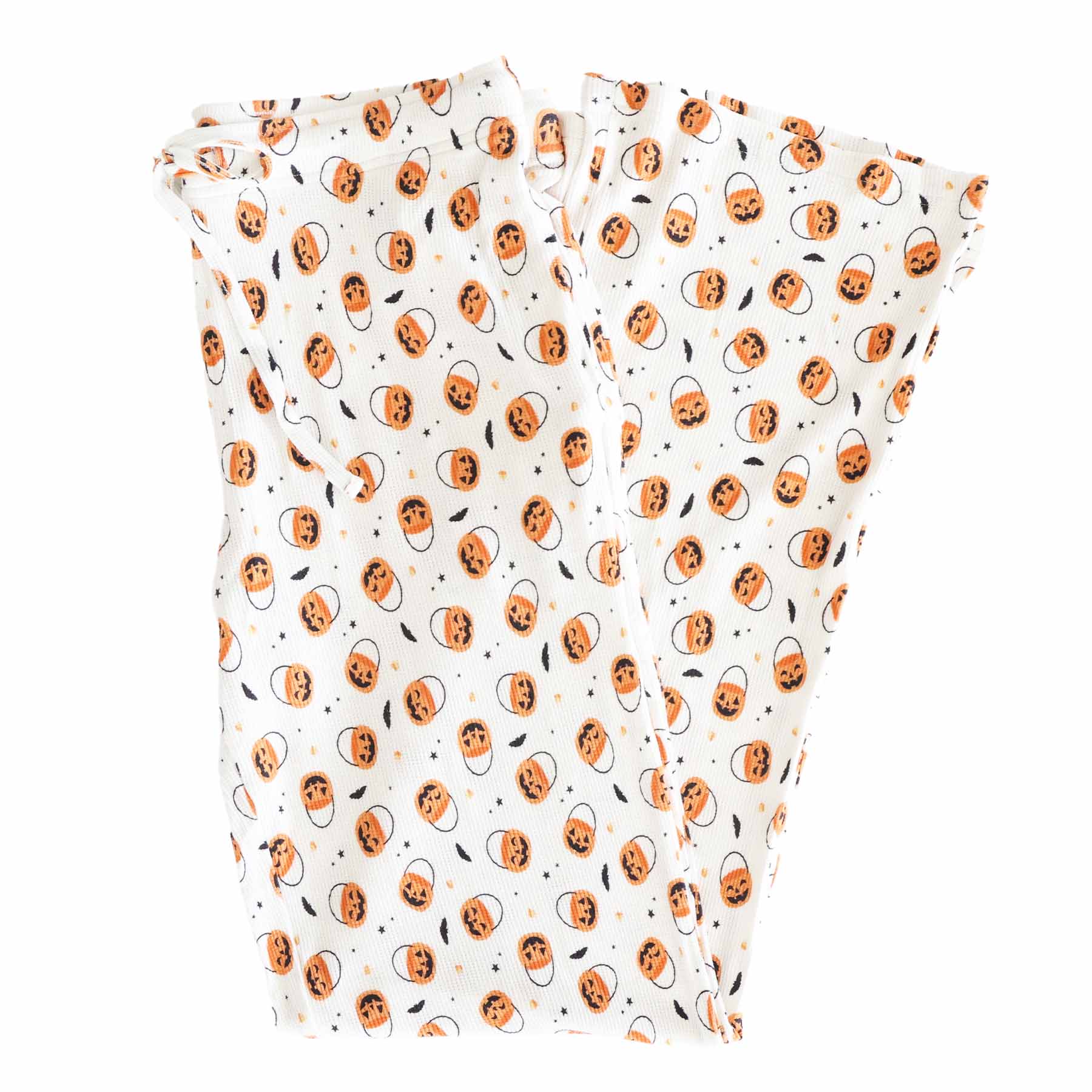 Trick or Treat Bamboo Waffle Unisex Adult Pajama Pants
