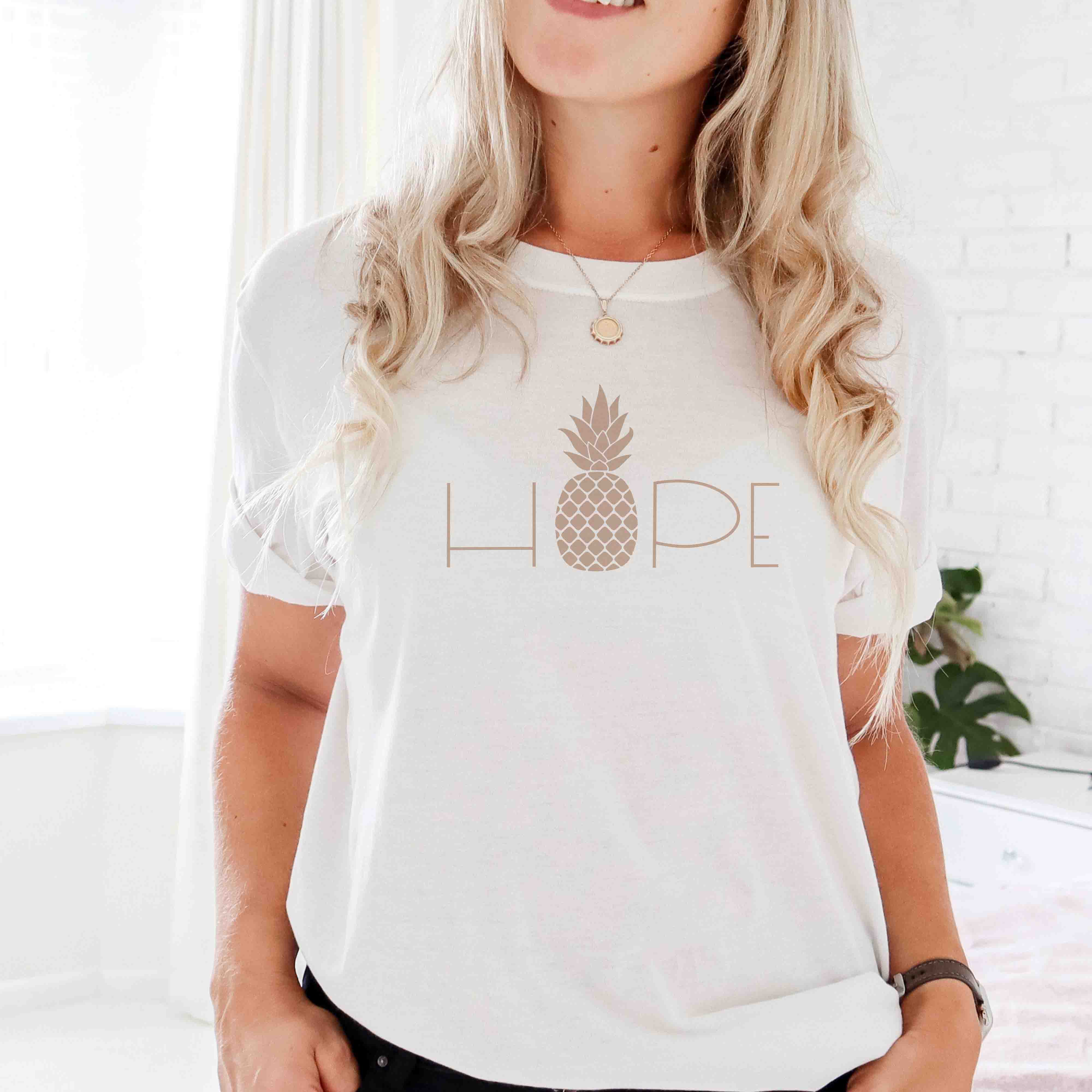 Hope Adult Graphic Tee | White