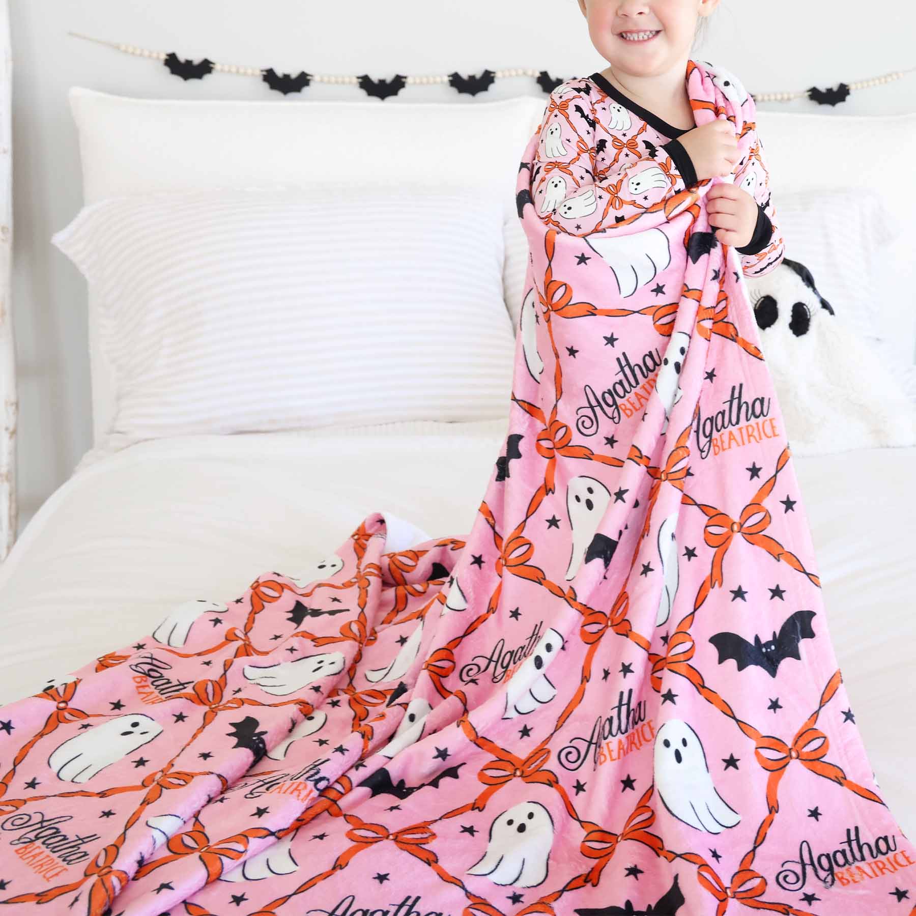 Boo Babes Personalized Kids Blanket