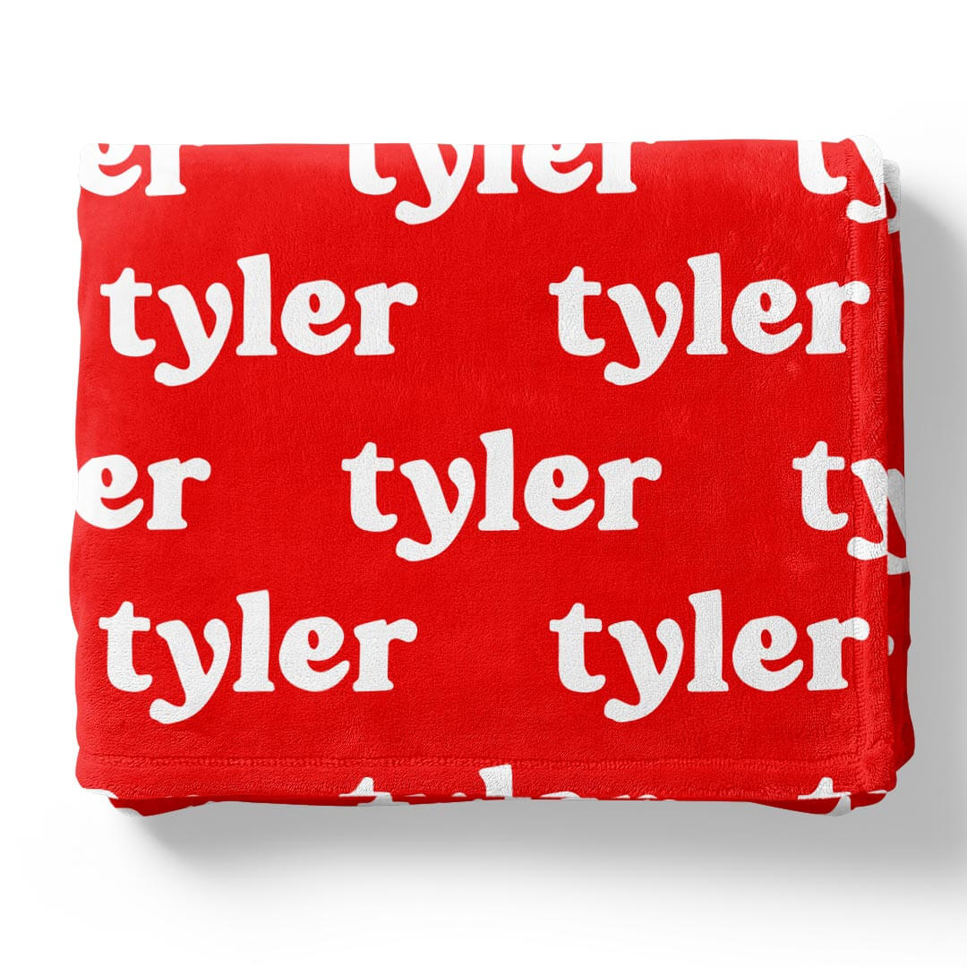 Christmas Spirit Personalized Color Blanket