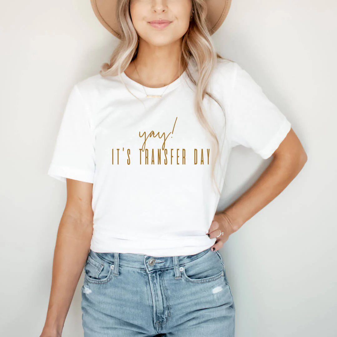 Transfer Day Adult Graphic Tee | White