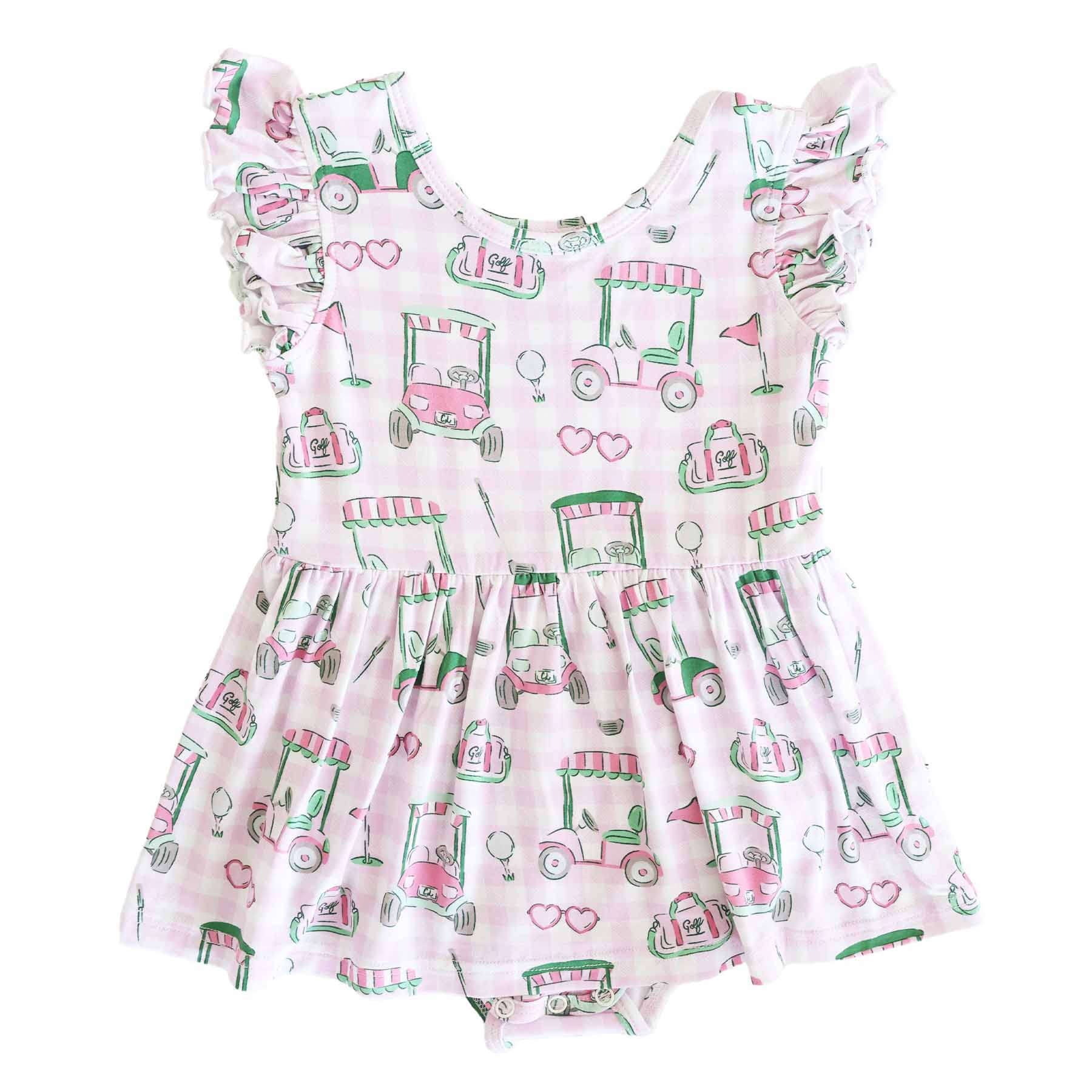Sleeveless Twirl Bodysuit | Birdie Babes Pink