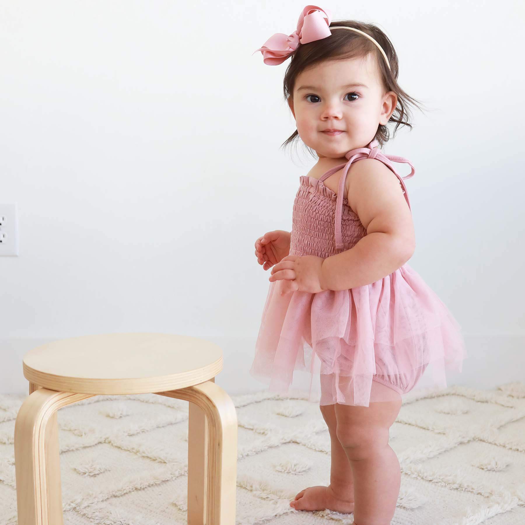 Smocked Tutu Bodysuit