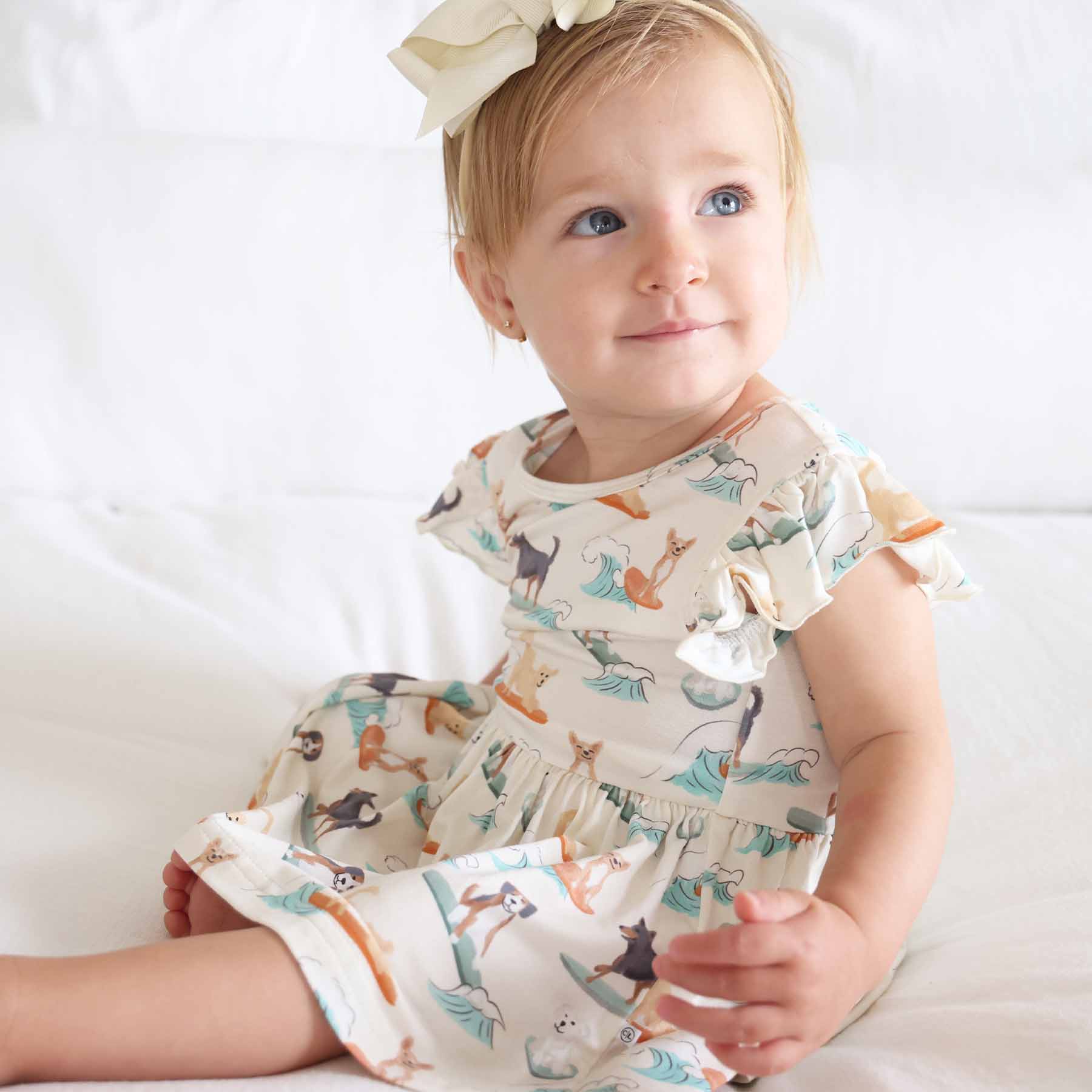 Sleeveless Twirl Bodysuit | Paddle Pups