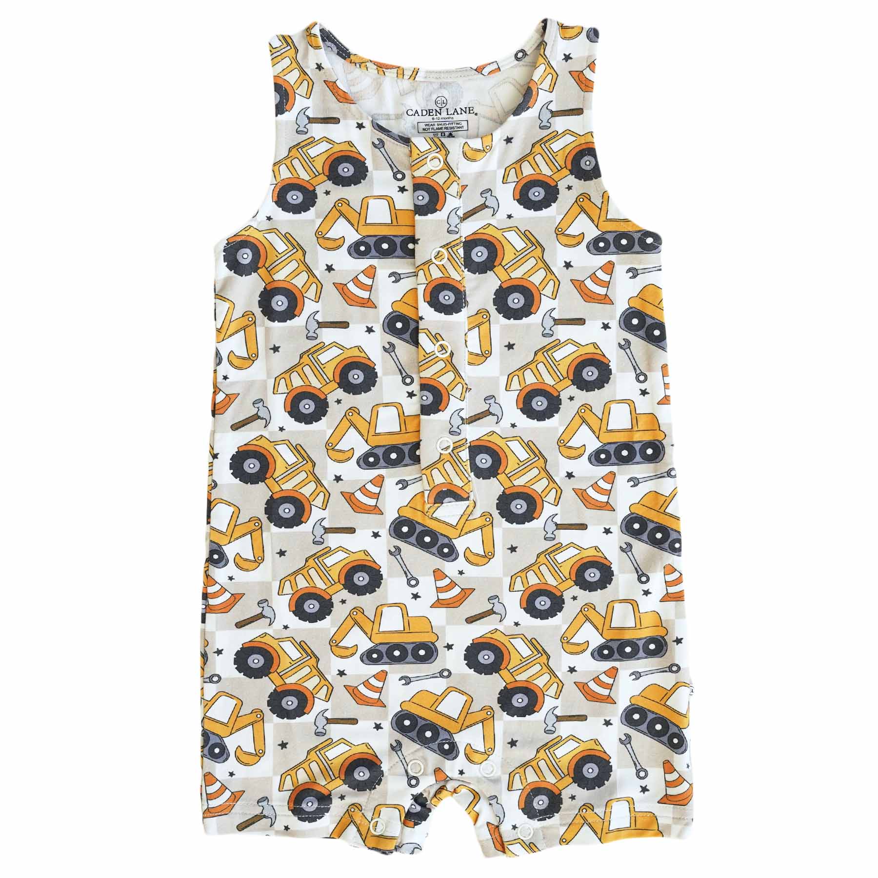 Sleeveless Snap Romper | Under Construction