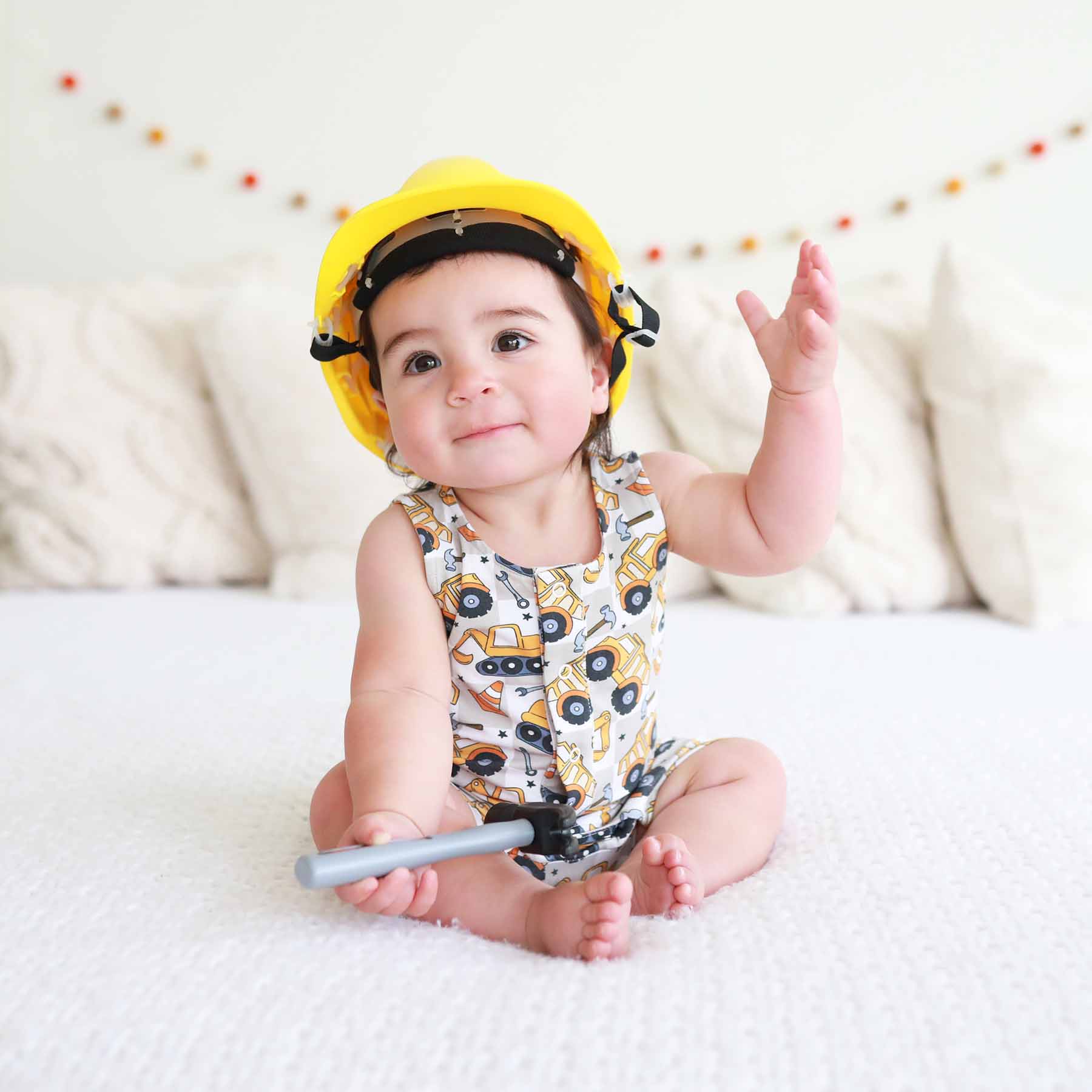 Sleeveless Snap Romper | Under Construction