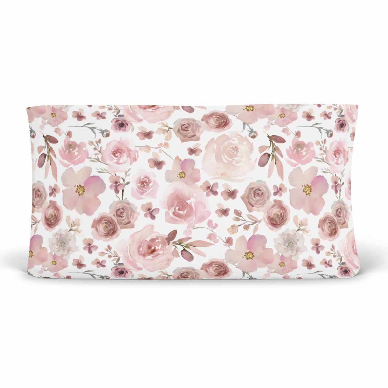 Rosie's Rose Garden Changing Pad Cover