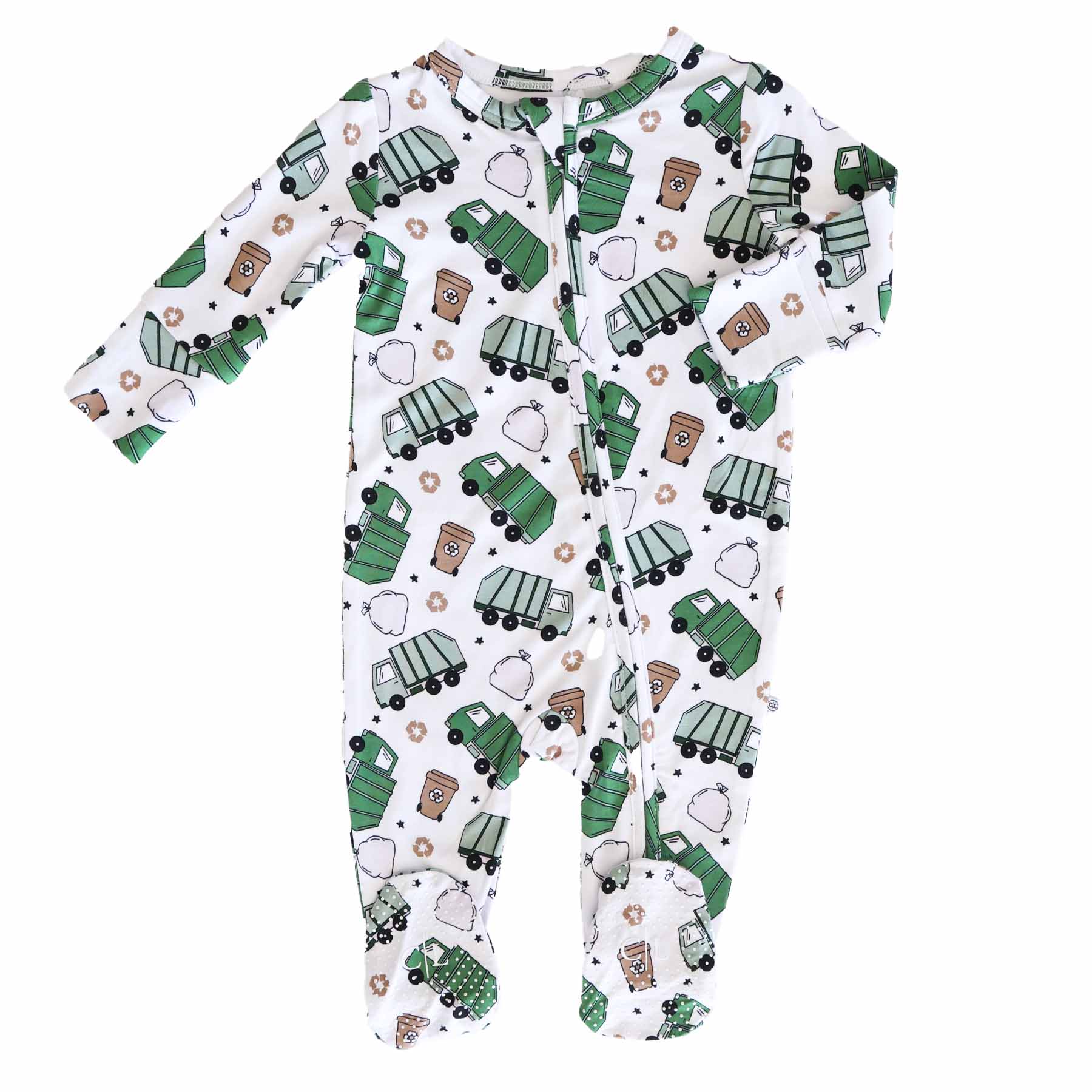 Clean Up Crew Zipper Footie