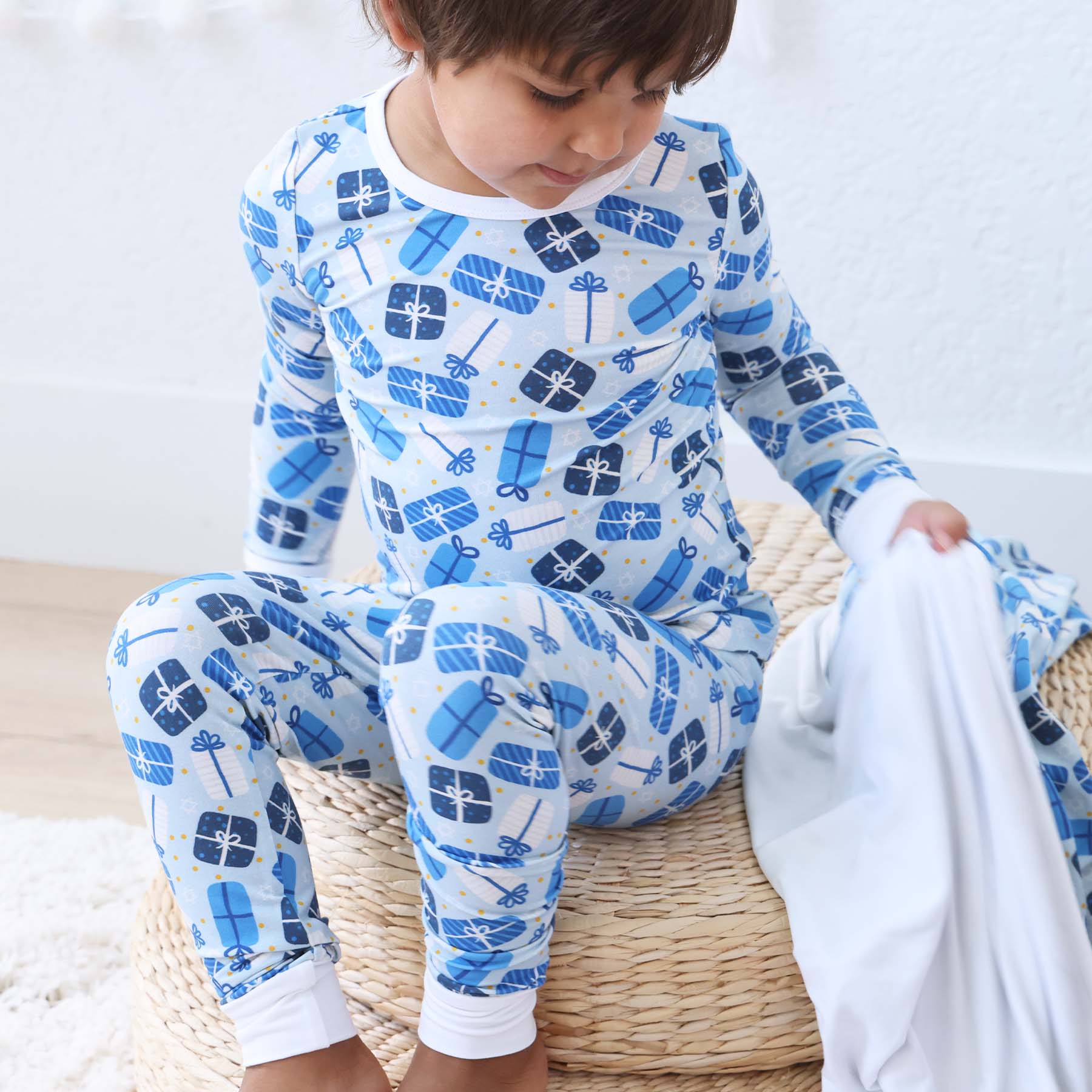 Happy Challahdays Two Piece Pajama Set
