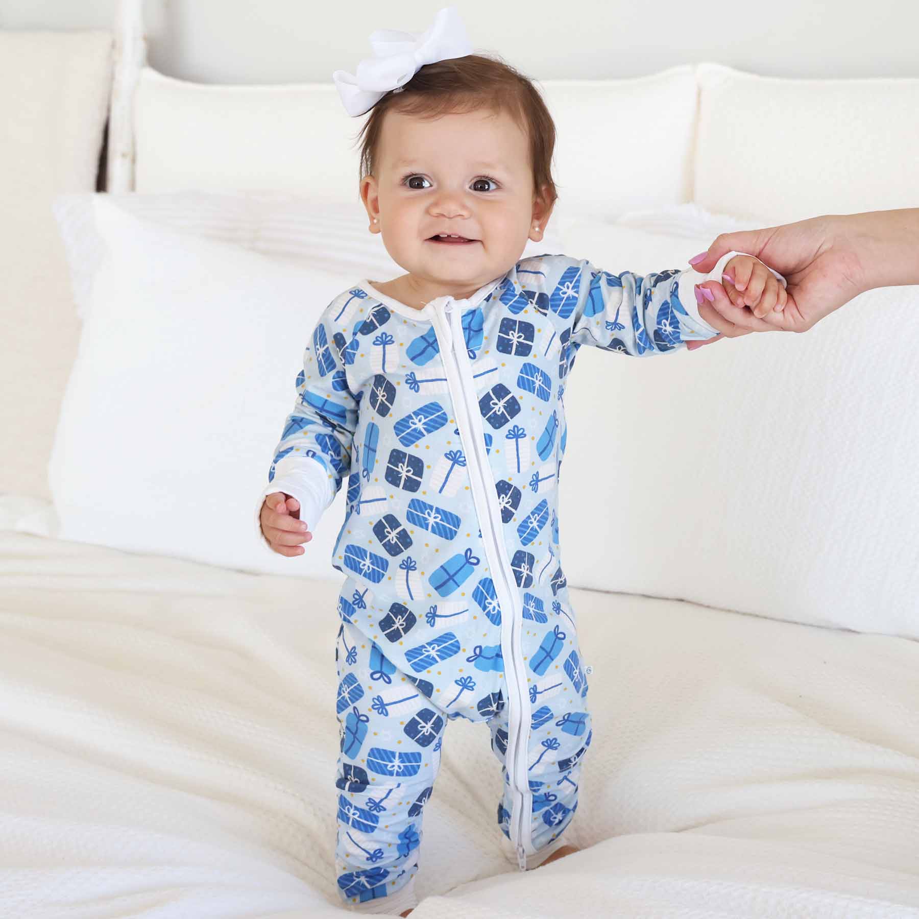 Happy Challahdays Convertible Zip Romper