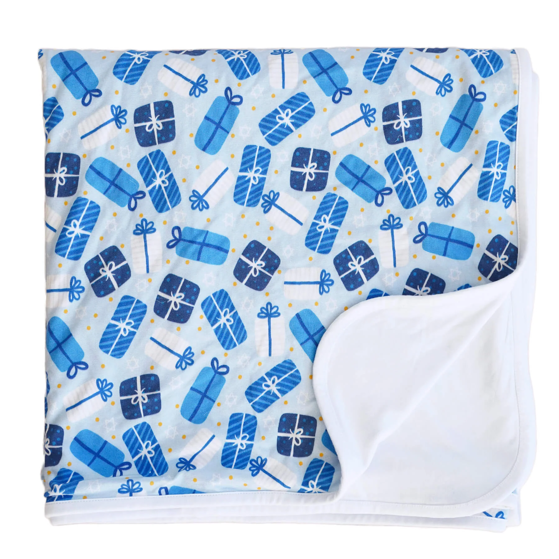 Happy Challahdays Double Sided Bamboo Blanket