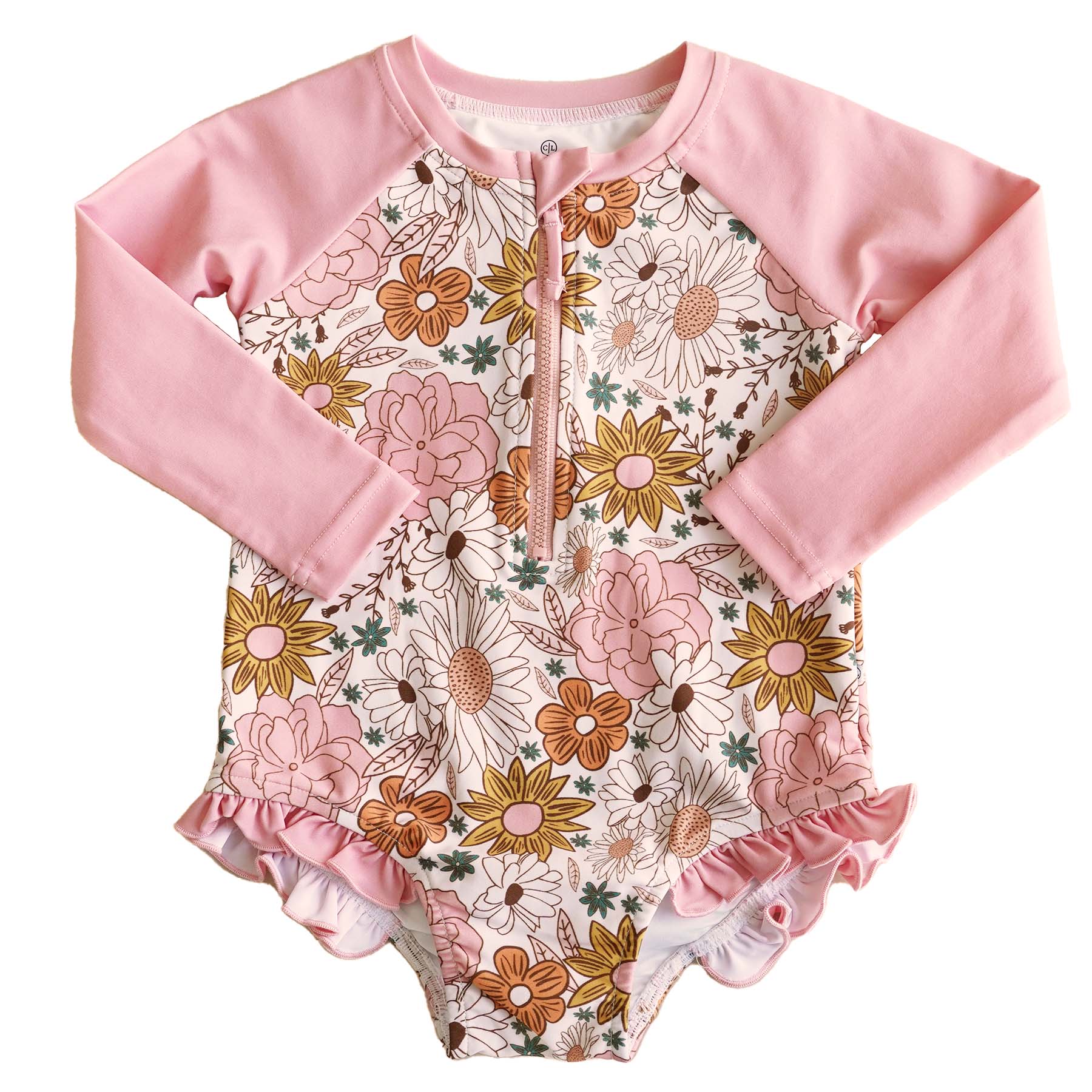 Long Sleeve Rash Guard with Front Zipper | All Prints