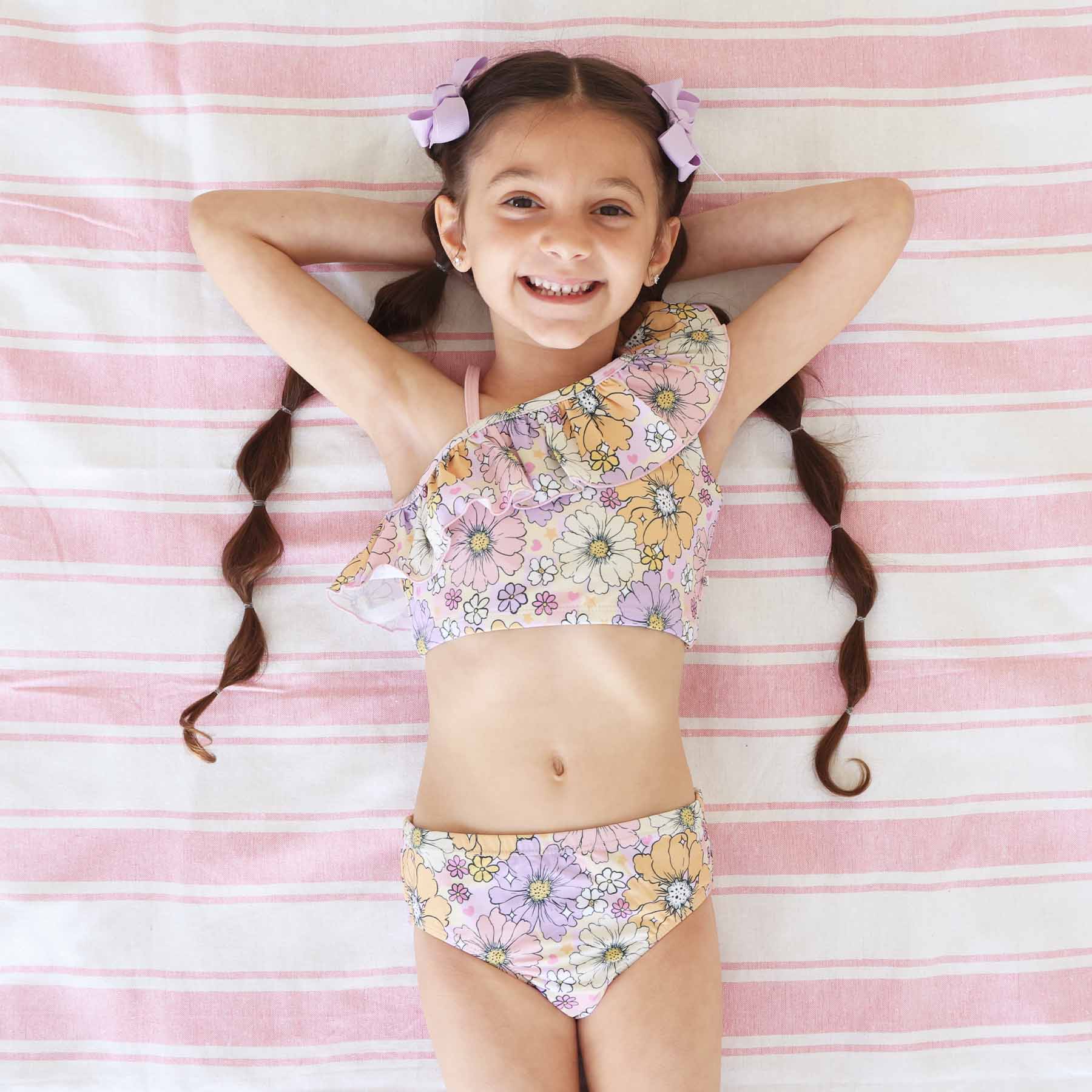One Shoulder Ruffle Bikini | All Prints