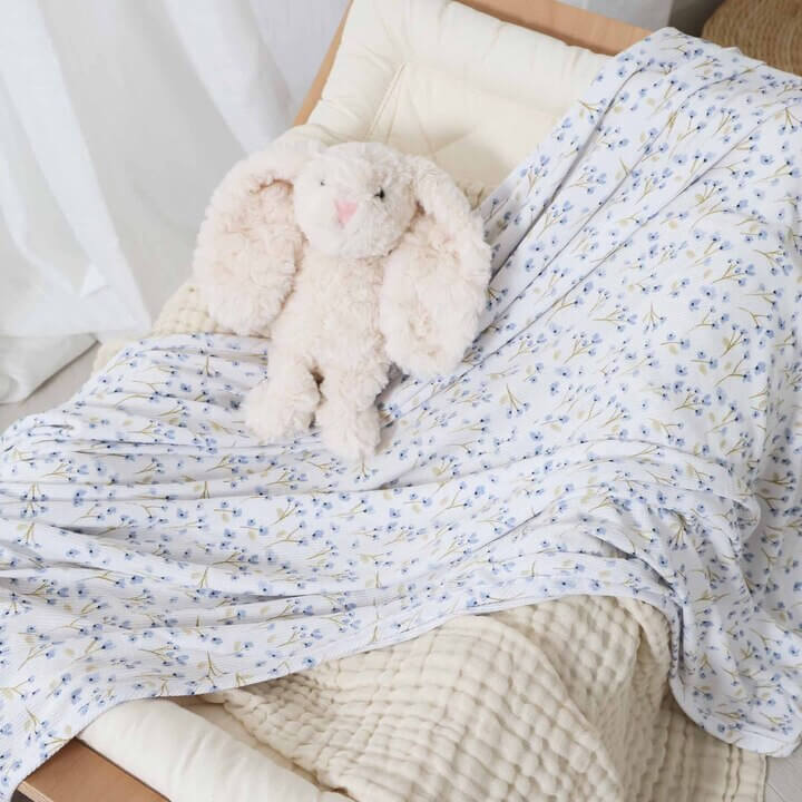 All Bamboo Waffle Swaddle Blankets