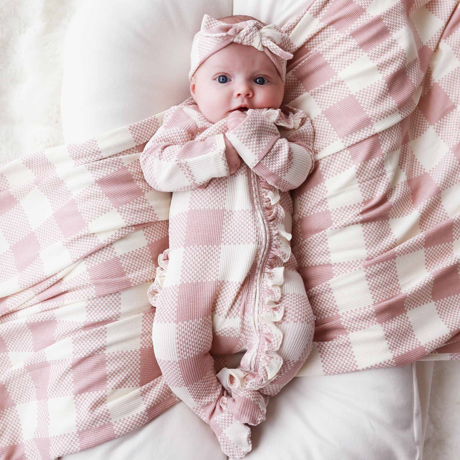 7259-big-check-bamboo-waffle-zipper-ruffle-footie-rosy-1.jpg