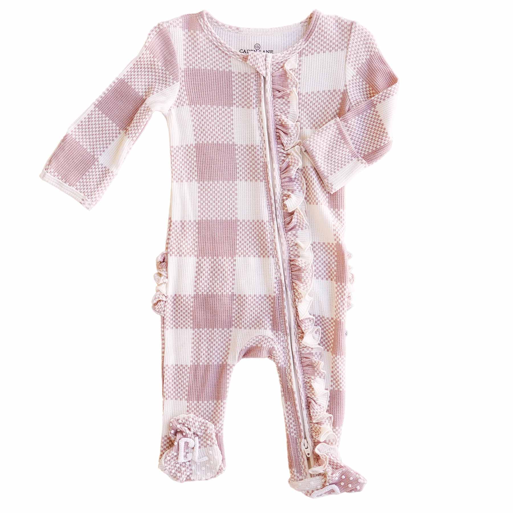 7259-big-check-bamboo-waffle-zipper-ruffle-footie-rosy-1.jpg