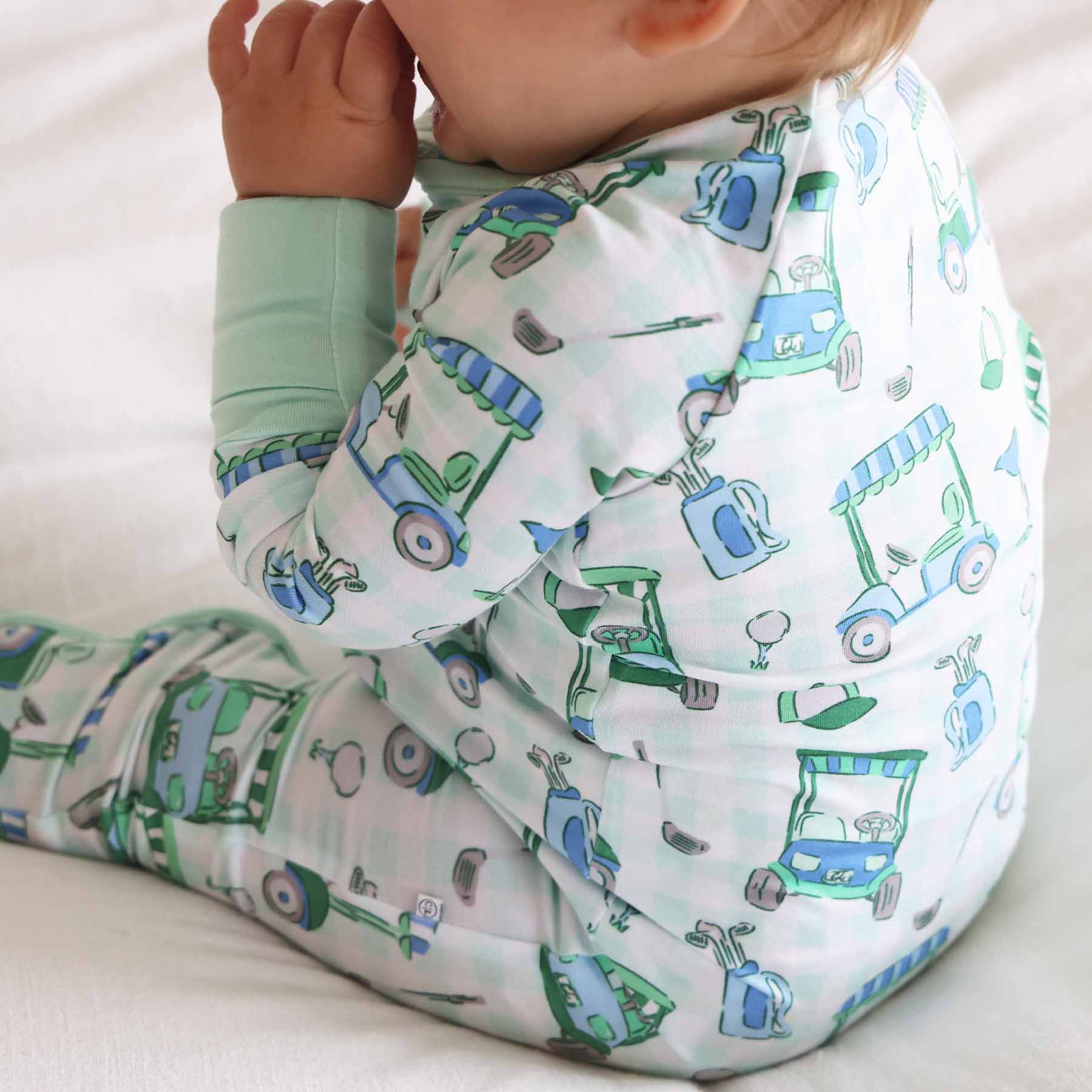 Birdie Babes Convertible Zip Romper | Green