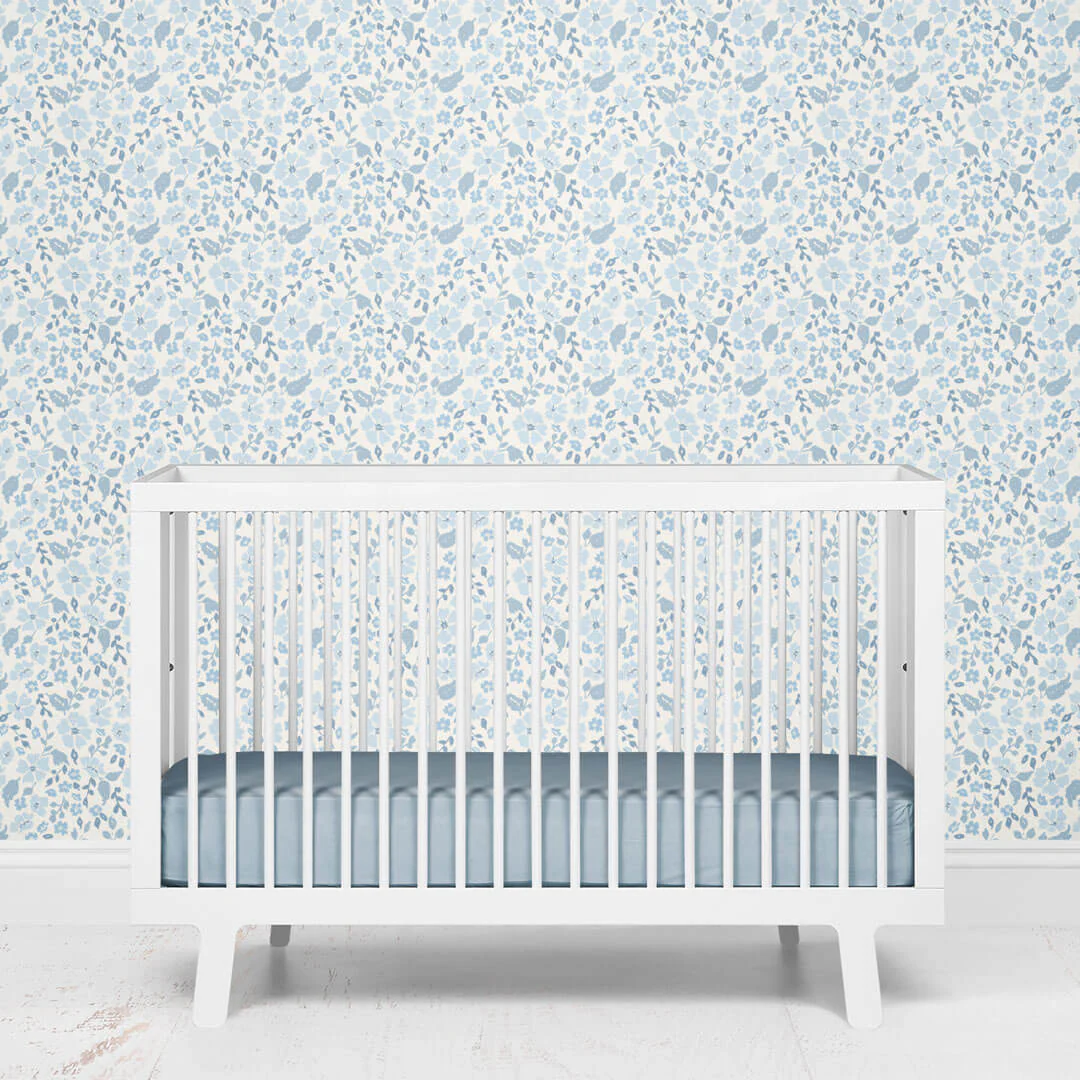 Botanical Blue Removable Wallpaper