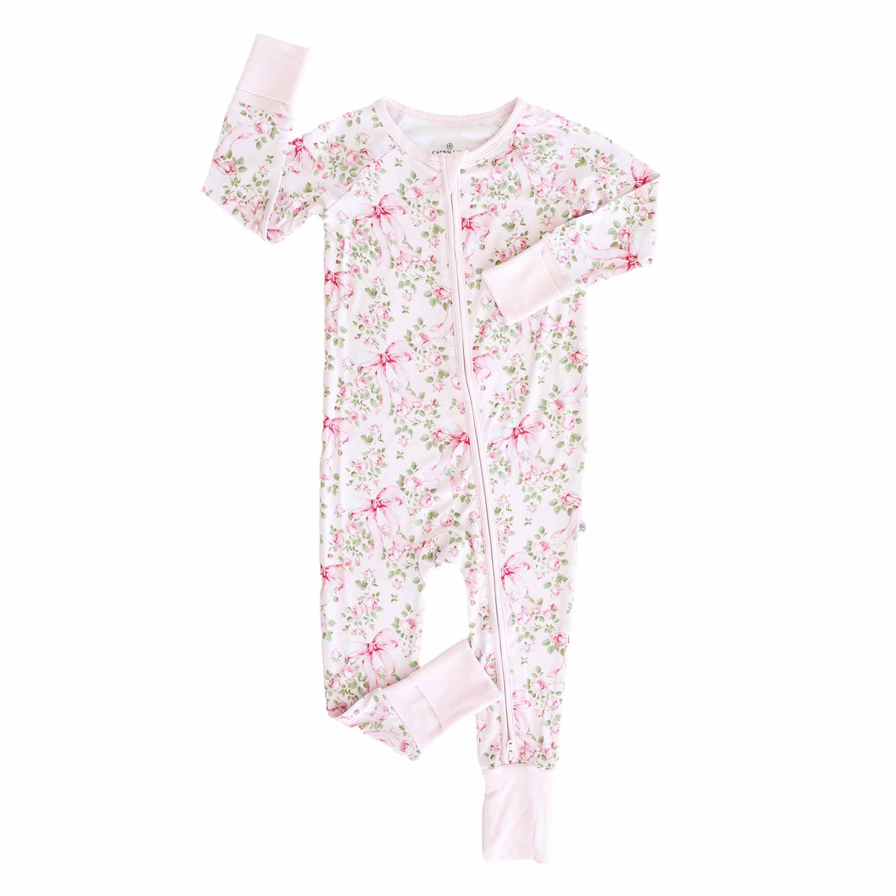 Bows in Bloom Convertible Zip Romper