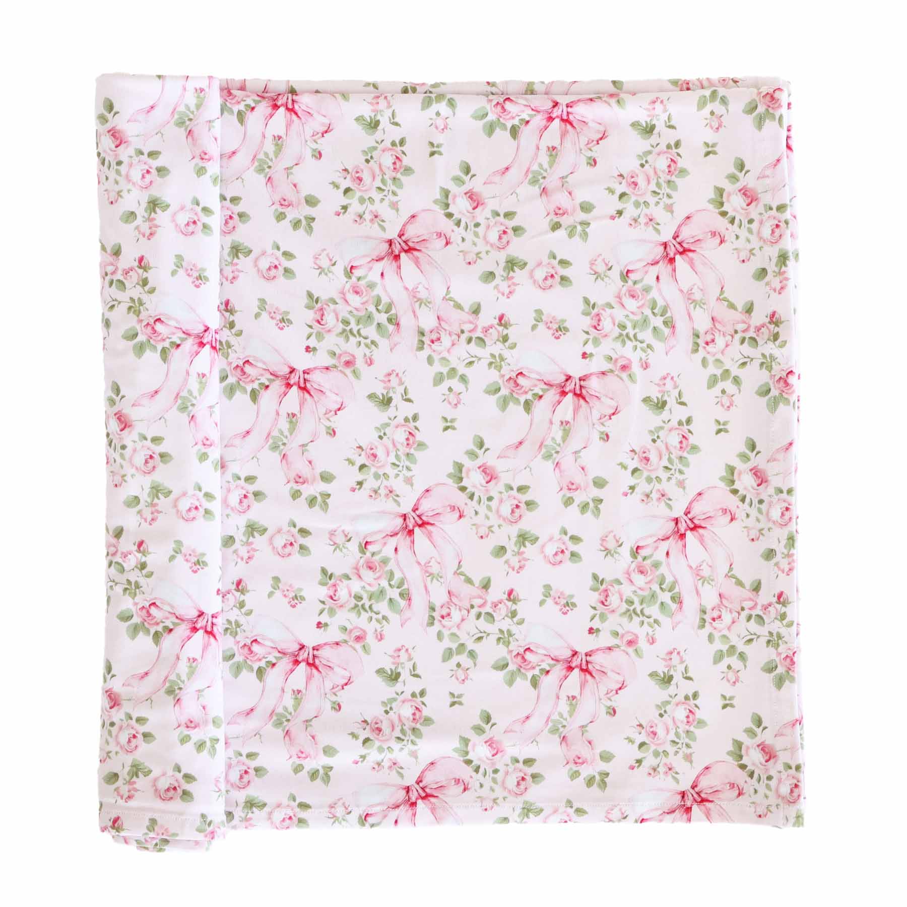 Bows in Bloom Oversized Swaddle Blanket