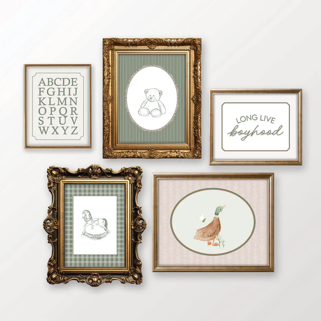 Boyhood Bundled Digital Nursery Wall Art