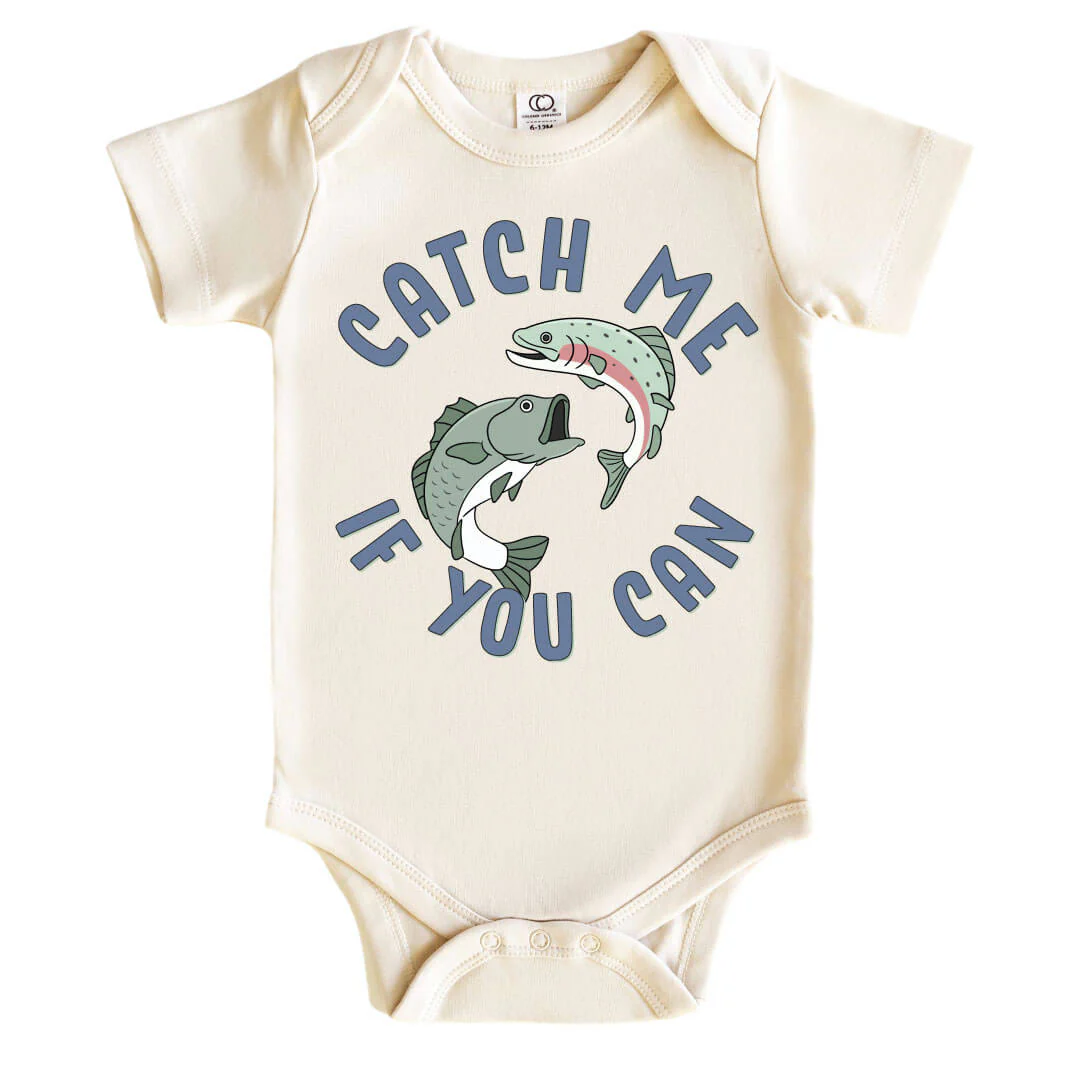 Catch Me If You Can Graphic Bodysuit | Natural