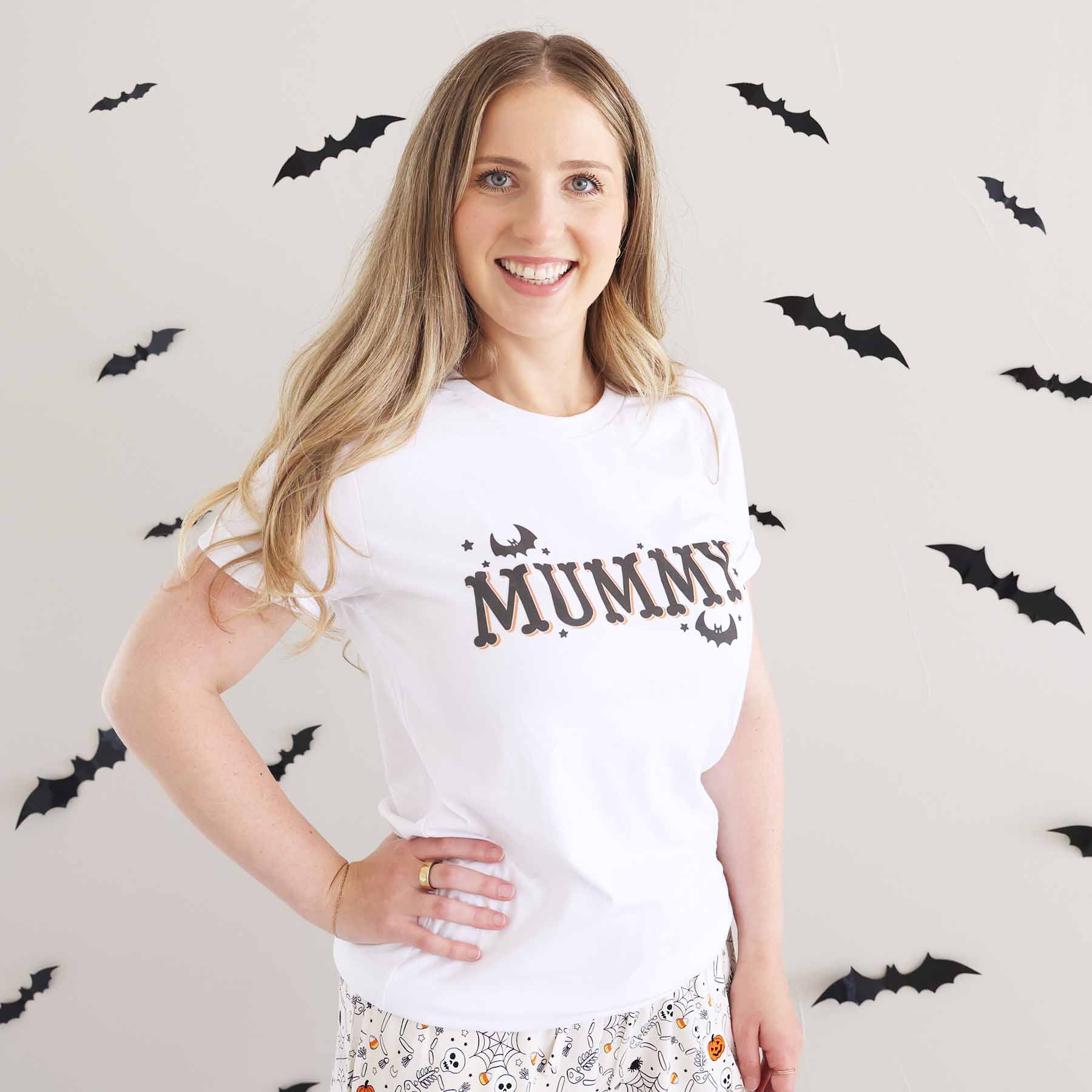 Mummy Adult Graphic Tee | White