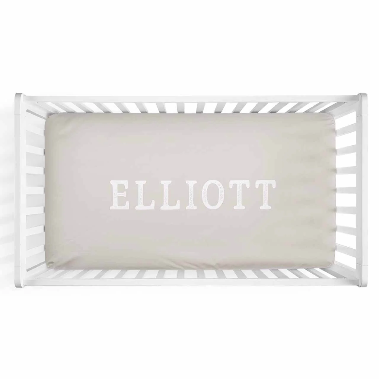 Color Story | Sand Personalized Crib Sheet