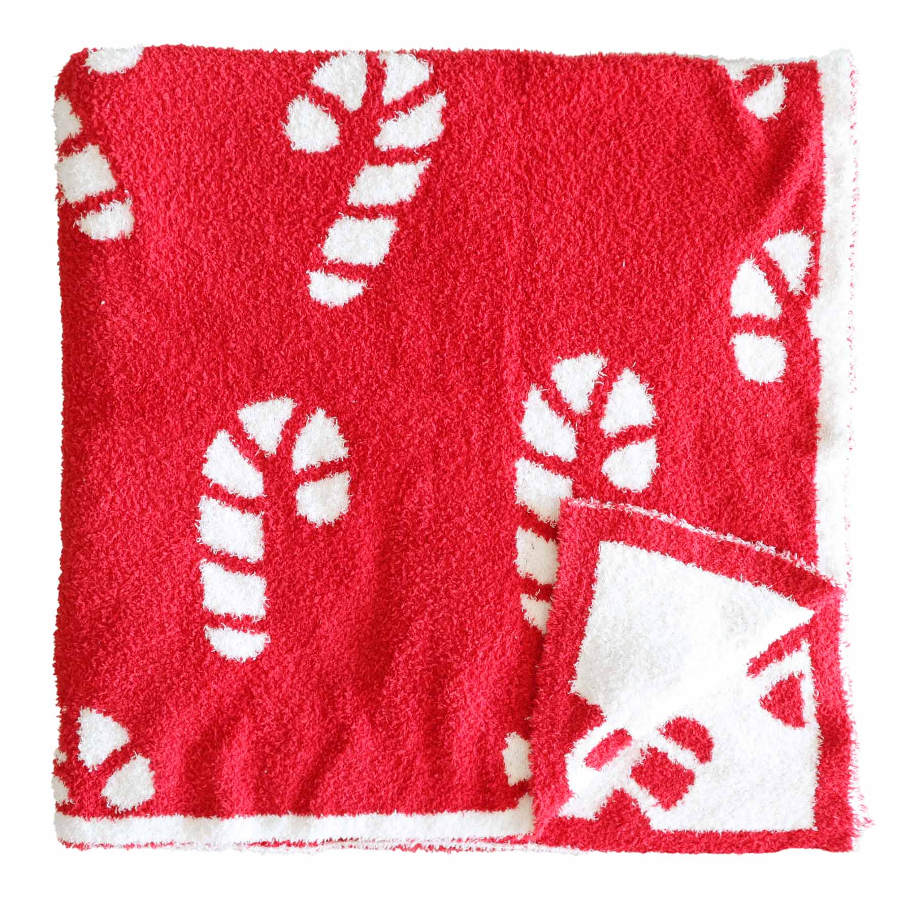 CuddleLaneâ¢ Luxe Blankets | Candy Cane