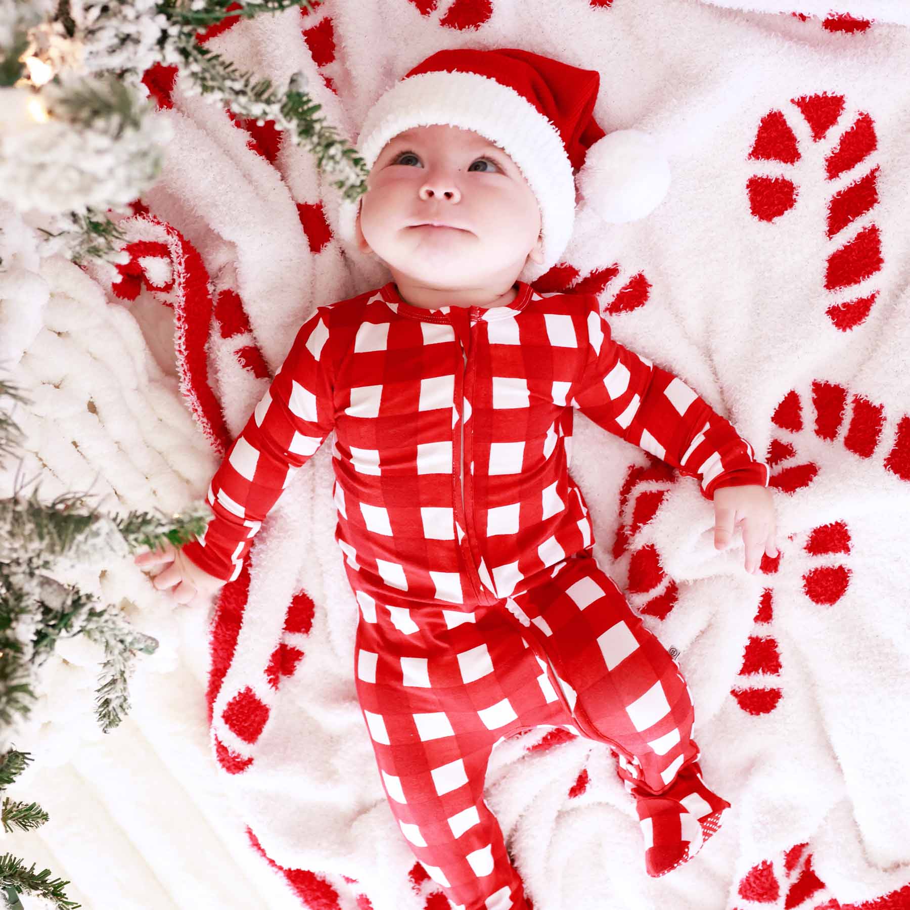CuddleLaneâ¢ Luxe Blankets | Candy Cane